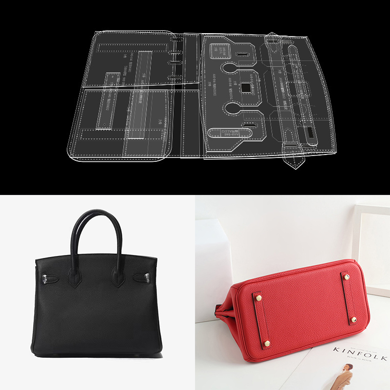 Leatherwork Patterns - 아크릴 가죽 템플릿 숄더백 핸드백, DIY