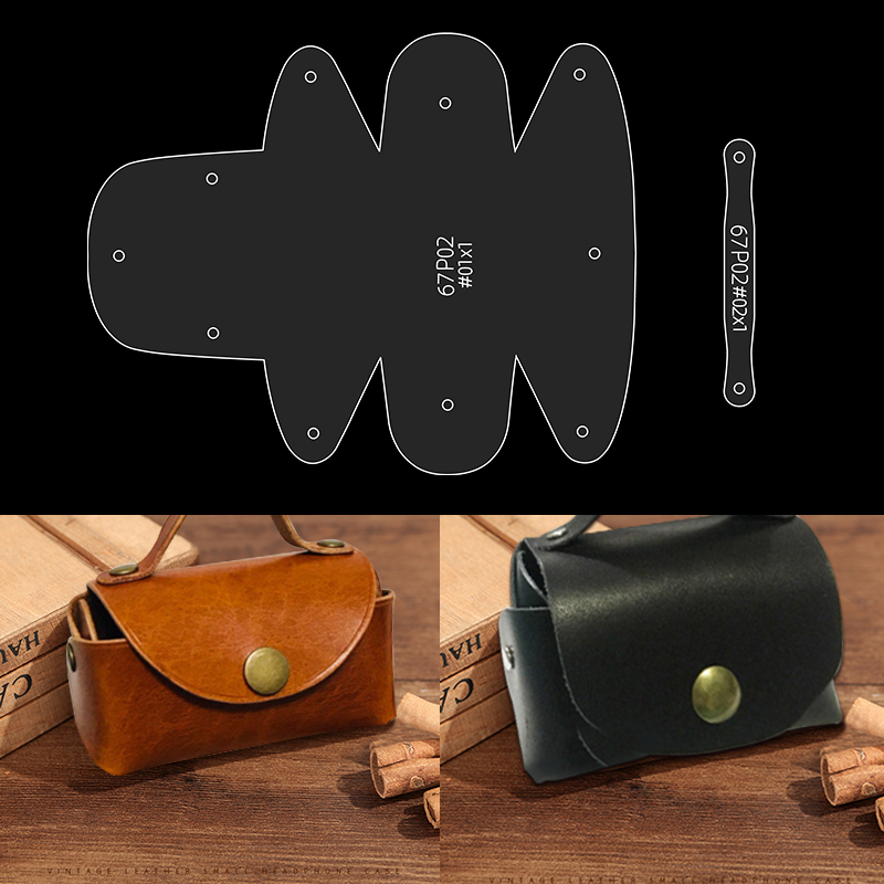 Leatherwork Patterns - YOMDID 2pcs 동전 지갑 금형 미니