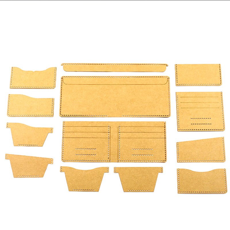 Leatherwork Patterns - DIY 가죽 공예 범용 짧은 지갑