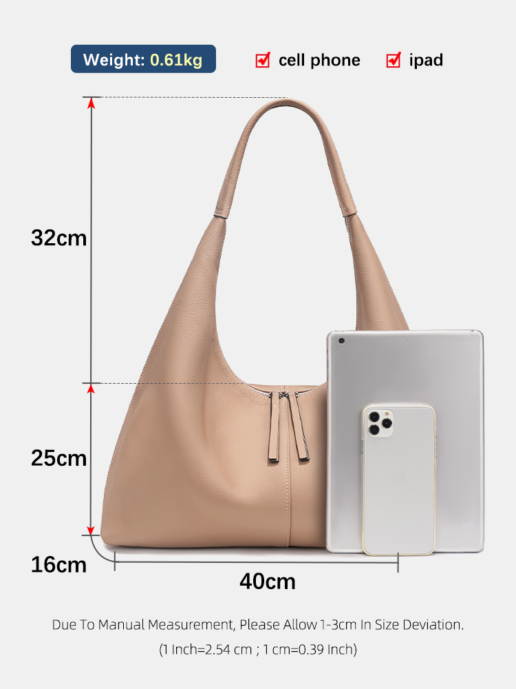 Zency 여성용 정품 가죽 호보 백 디자이너 워킹 토 - Leatherwork Designs 리뷰 및 가격