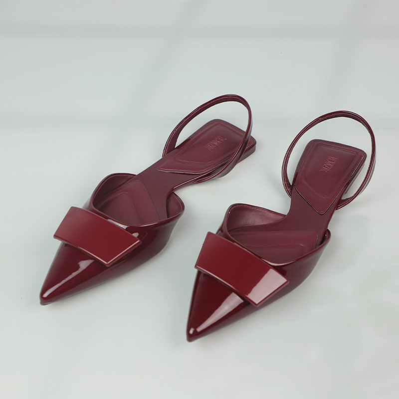 브랜드 특허 가죽 여름 여성 플랫 샌들 우아한 지적 사 - Leatherwork Designs 리뷰 및 가격