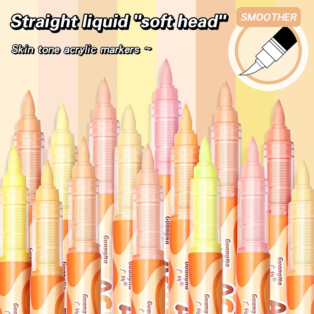 광나 72색 소프트 브러쉬 아크릴 마커 펜 세트, 스킨 - Copic Marker Sketch 리뷰 및 가격