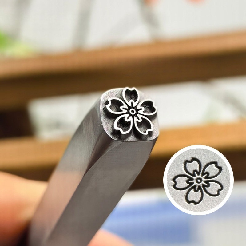 5/7mm 꽃무늬 금속 스탬핑 도구, 보석 펀칭, 실버 - Leatherwork Patterns 리뷰 및 가격