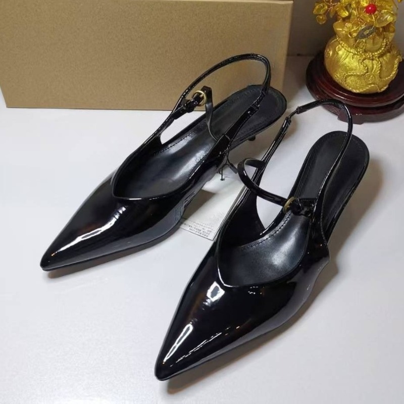 페이턴트 가죽 우아한 오피스 여성용 펌프스 뾰족한 앞코 - Leatherwork Designs 리뷰 및 가격