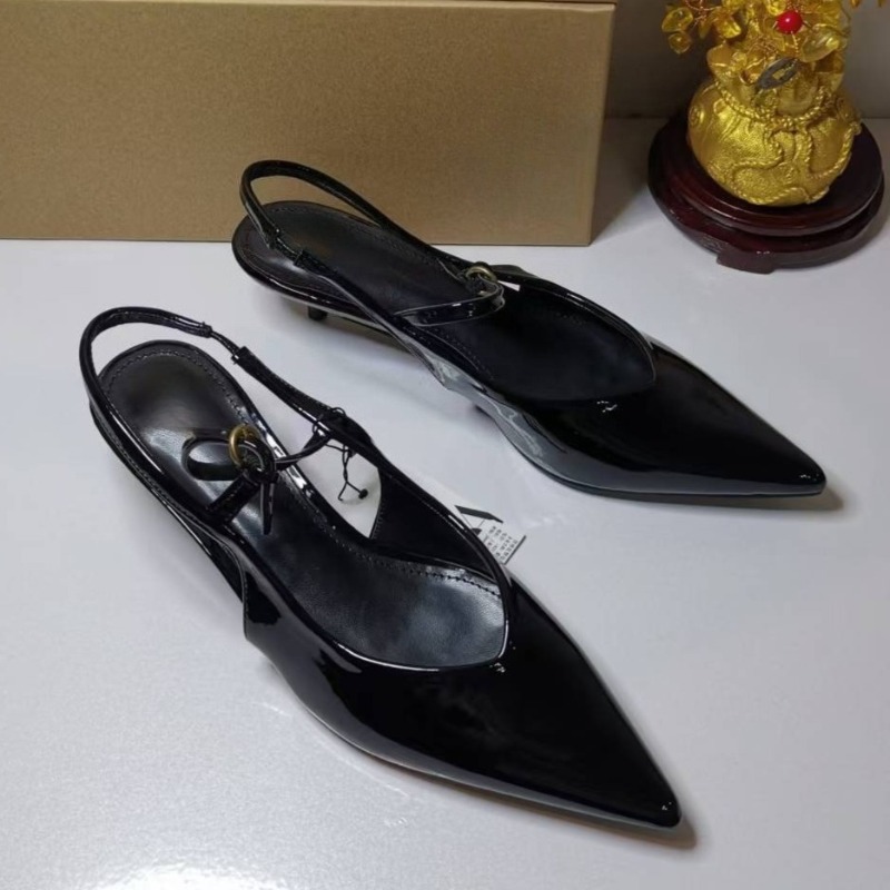 페이턴트 가죽 우아한 오피스 여성용 펌프스 뾰족한 앞코 - Leatherwork Designs 리뷰 및 가격