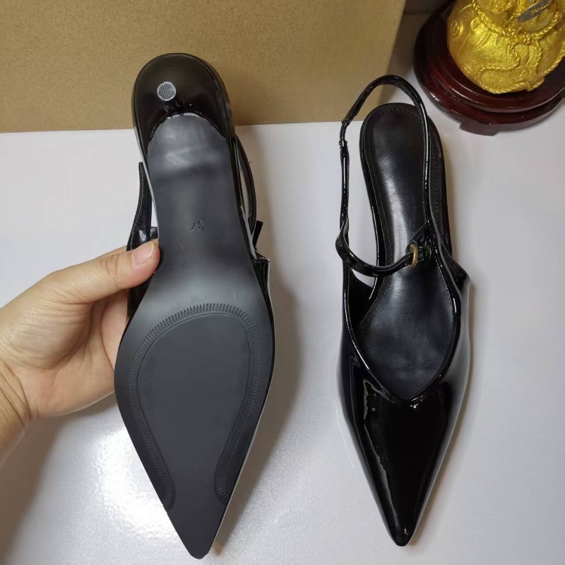 페이턴트 가죽 우아한 오피스 여성용 펌프스 뾰족한 앞코 - Leatherwork Designs 리뷰 및 가격