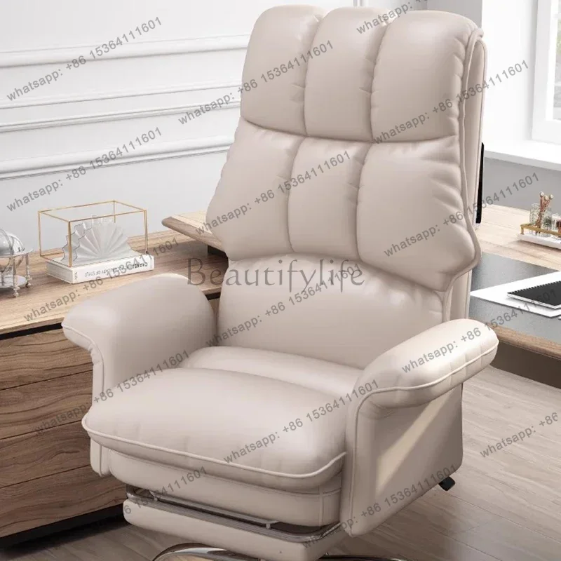 공장 직판 컴퓨터 작업용 사무실 의자 편안한 등받이 흔 - Leather Work Factory 리뷰 및 가격