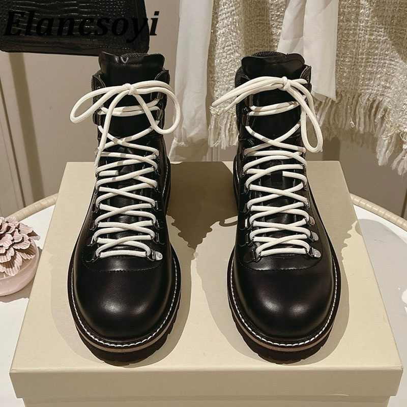 2026 가을 겨울 신상 여성용 라운드 토 가죽 숏부츠 - Leatherwork Designs 리뷰 및 가격